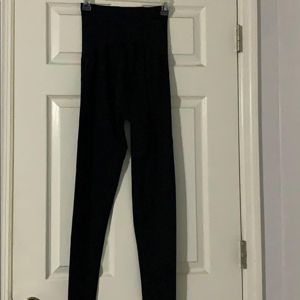 Black maternity leggings